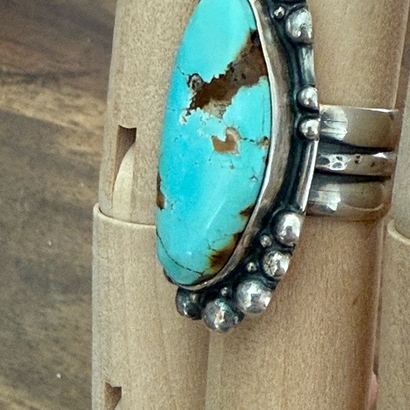 Sterling To Love turquoise sterling silver ring - Picture 4 of 8